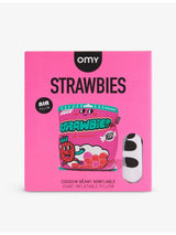 selfridges Strawbies Giant Inflatable Pillow 97.2cm- Buy online at McGrocer