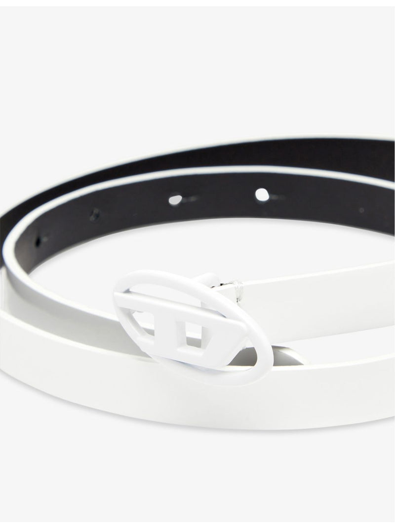 Diesel leather belt B-Play 15 mirrored 1.4cm - British product