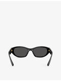 Miu Miu MU A03S oval acetate sunglasses, UK version