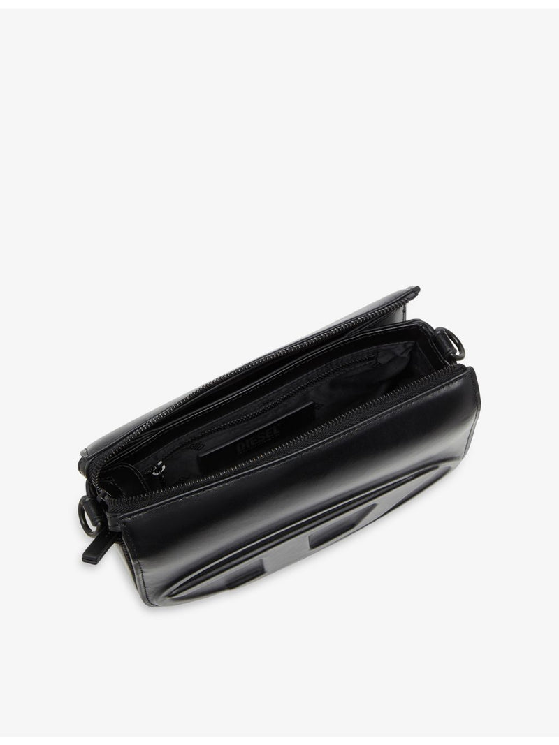 Diesel leather cross-body bag with adjustable strap (British brand)