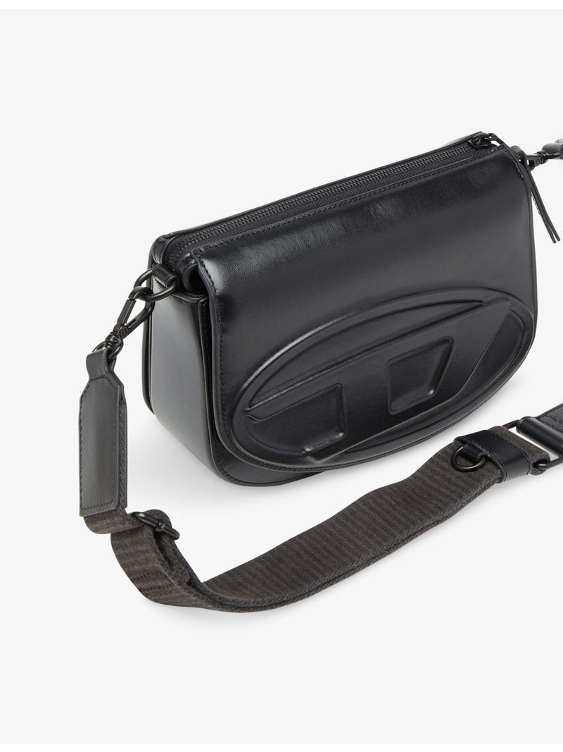 Diesel leather cross-body bag with adjustable strap (British brand)