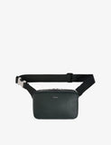 Sandro small leather bag with saffiano texture, logo embossed (British brand)