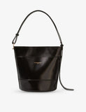 Claudie Pierlot leather bucket bag with adjustable strap (British brand)