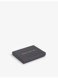 Duke + Dexter snake print leather card holder - British product