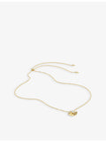 Carat London Celene Fan pendant gold vermeil with cubic zirconia, UK version