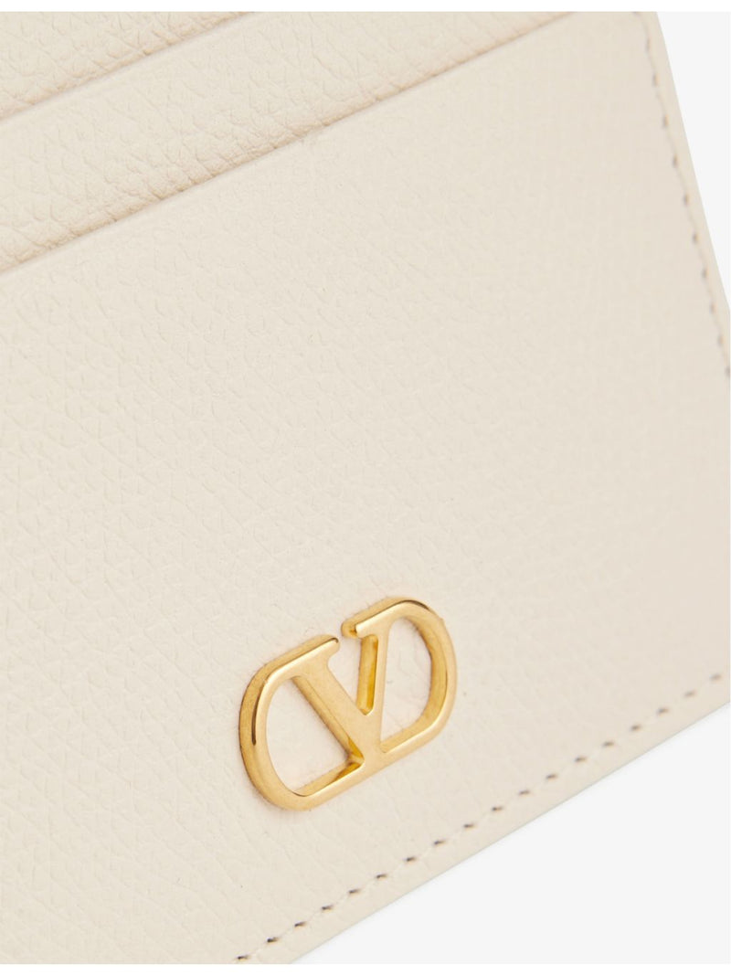 Valentino Garavani VLogo grainy leather card holder - British product