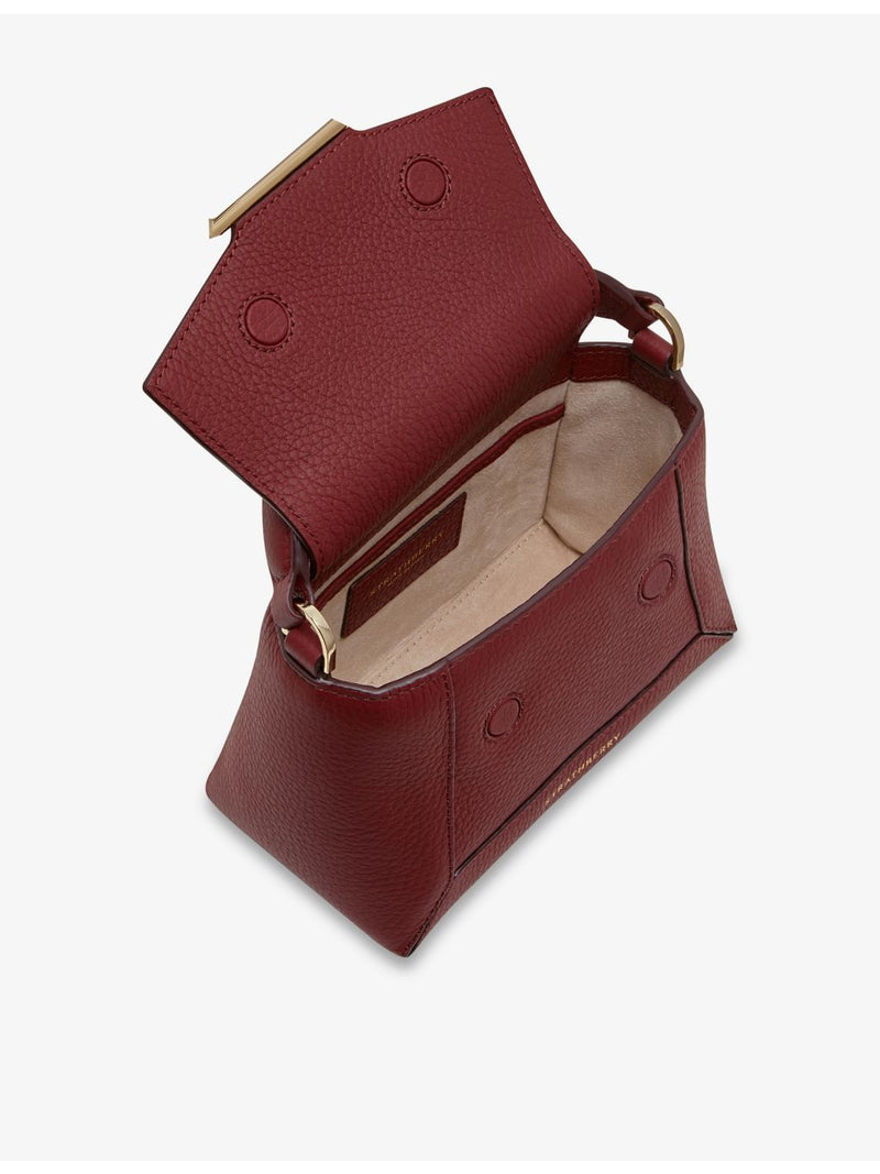 Strathberry Mosaic Nano leather top-handle bag, UK version