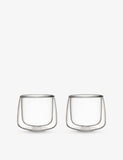 Villeroy & Boch double-walled coffee glasses set of two 180ml - British product