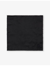 selfridges Dunhill Texture-weave Silk Pocket Square 30cm- Buy online at McGrocer