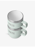 YETI Rambler 6oz stackable stainless steel mugs, imported from the UK