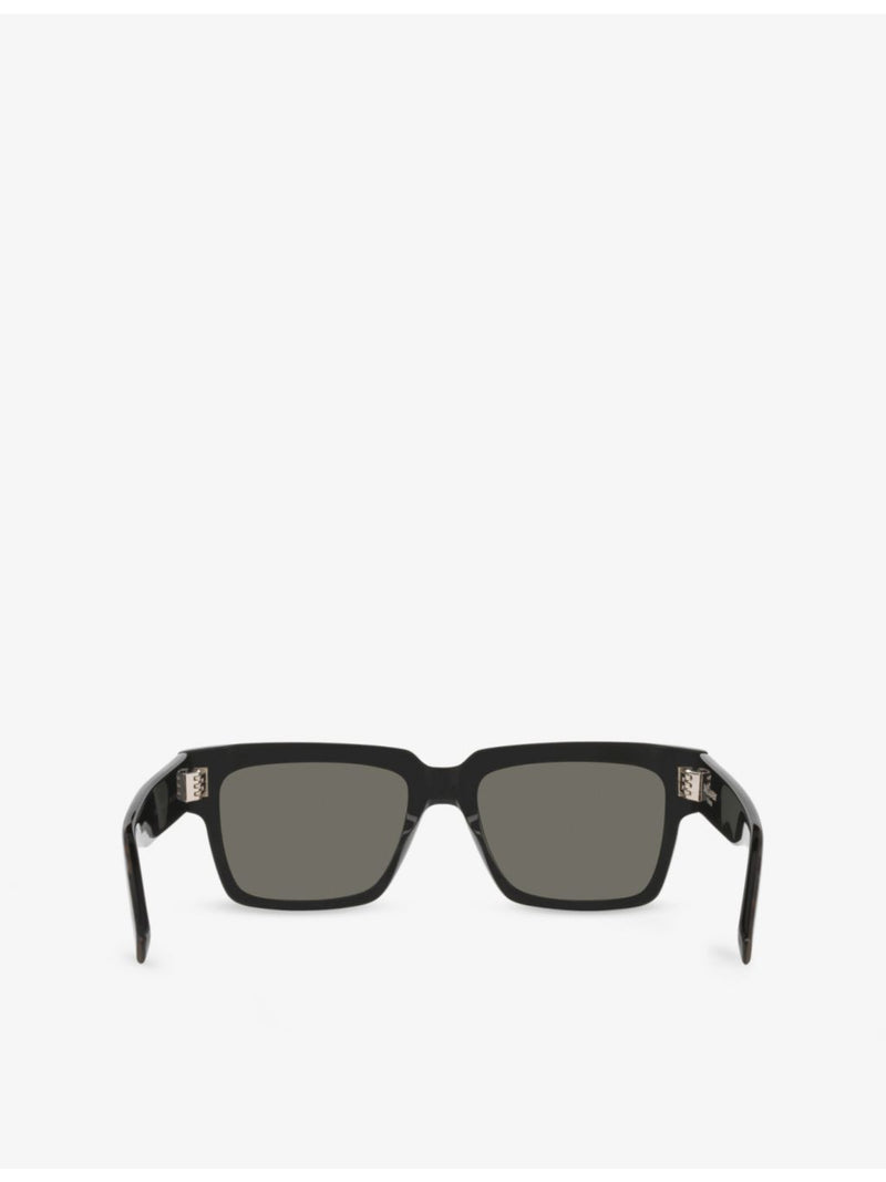 Saint Laurent Vadim rectangle acetate sunglasses, imported from the UK