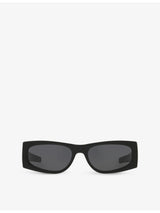 selfridges Saint Laurent SL M140 Rectangular-Frame Acetate Sunglasses- Buy online at McGrocer