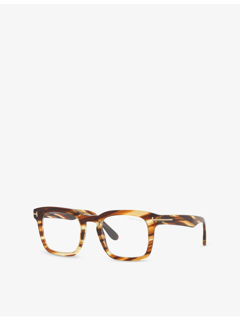Tom Ford square acetate optical glasses tortoiseshell (British brand)
