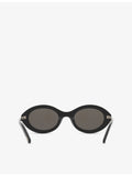 Tom Ford FT1186 oval-frame acetate sunglasses - British product