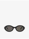 Tom Ford FT1186 oval-frame acetate sunglasses - British product