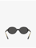 Oliver Peoples x Khaite oval-frame acetate sunglasses, UK version