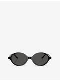 Oliver Peoples x Khaite oval-frame acetate sunglasses, UK version