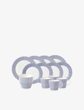 Royal Doulton Pacific Blue Dots 16-piece dinnerware set, imported from the UK