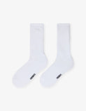 Sandro embroidered logo patch ribbed socks (British brand)