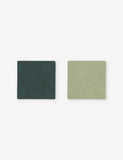 Lind DNA reversible Nupo Double leather coaster 10cm x 10cm (British brand)