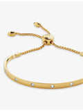 Monica Vinader Fiji Gem gold vermeil bracelet with diamond - British product