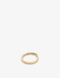 Monica Vinader Fiji Gem 18ct Yellow Gold-Plated Vermeil and 0.18ct Brilliant-Cut Lab-Grown Diamond Ring