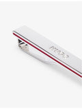 HUGO brass tie clip with debossed branding - British product