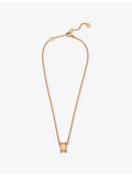 Bulgari B.zero1 18ct rose gold diamond pendant necklace (British brand)