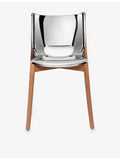 Alessi Poêle chair in steel and beech wood, 81cm (British brand)