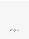Tiffany & Co T1 18ct white-gold ring 2.5mm, imported from the UK
