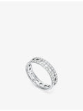 Tiffany & Co T True Wide white gold diamond ring (British brand)