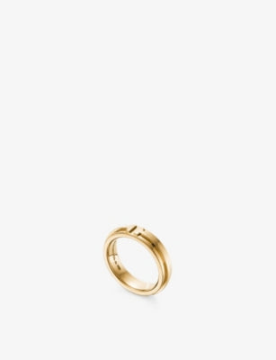 Tiffany T Narrow 18ct Yellow Gold Ring