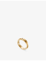 selfridges Tiffany T Narrow 18ct Yellow Gold Ring- Buy online at McGrocer
