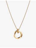 Tiffany & Co T1 circle pendant necklace 18ct yellow gold - British product