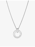 Tiffany & Co T1 circle white gold pendant necklace, UK version