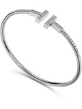 Tiffany T Wire diamond bracelet 0.48ct, imported from the UK