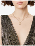 Tiffany T1 yellow gold diamond pendant - British product