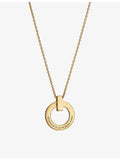 Tiffany T1 yellow gold diamond pendant - British product