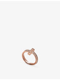 Tiffany & Co T1 ring, 18ct rose gold, 0.45ct diamond, UK version