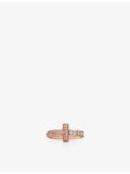 Tiffany & Co T1 ring, 18ct rose gold, 0.45ct diamond, UK version