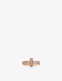 Tiffany & Co. Tiffany T T1 Narrow Ring, 18ct Rose Gold, 0.45ct Brilliant-Cut Diamond