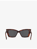 Saint Laurent SL657 cat-eye acetate sunglasses (British brand)