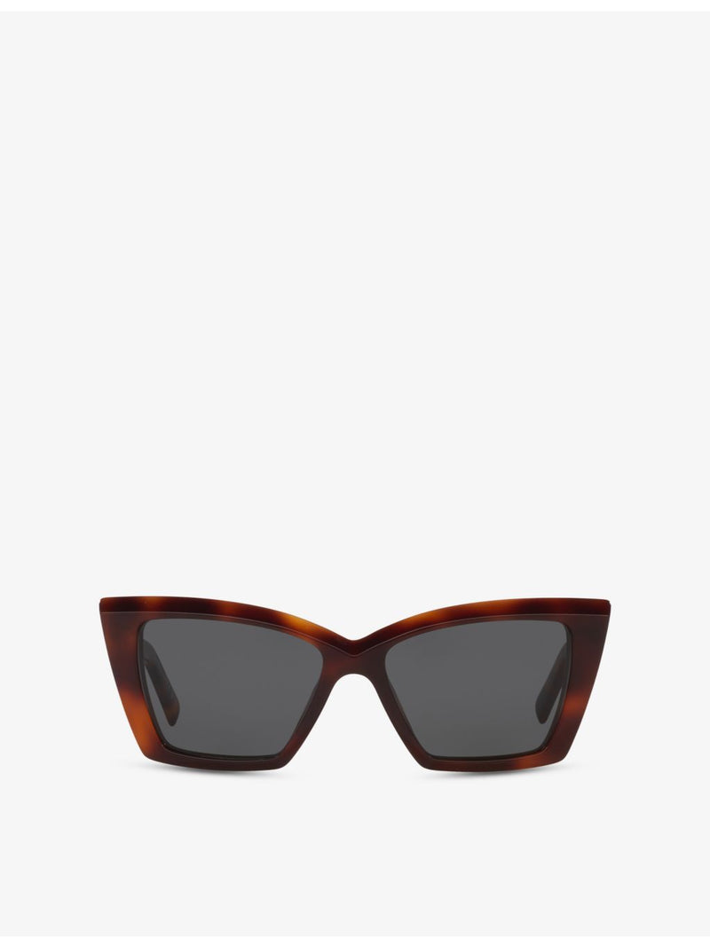 Saint Laurent SL657 cat-eye acetate sunglasses (British brand)