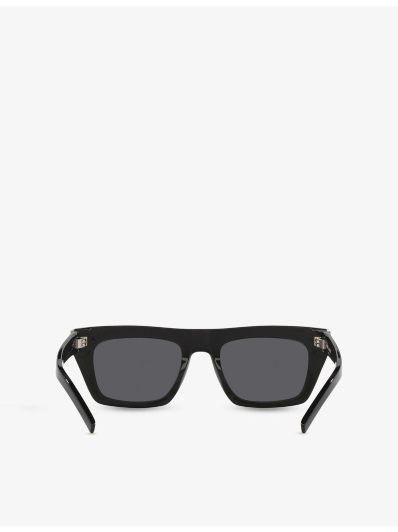 Saint Laurent acetate rectangle sunglasses SL M131, imported from the UK