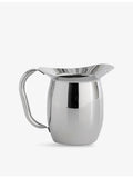 Hay stainless-steel wide-spout pitcher with slim handle and mirrored finish (British brand)