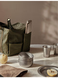 ferm LIVING stainless steel bowl with tumbled texture 12.5cm - British product