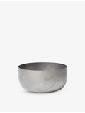 ferm LIVING stainless steel bowl with tumbled texture 12.5cm - British product