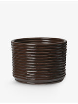 selfridges ferm LIVING Corduroy Round Clay Plant Pot 20cm- Buy online at McGrocer