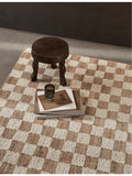 ferm LIVING check-pattern rug 200cm x 300cm, imported from the UK