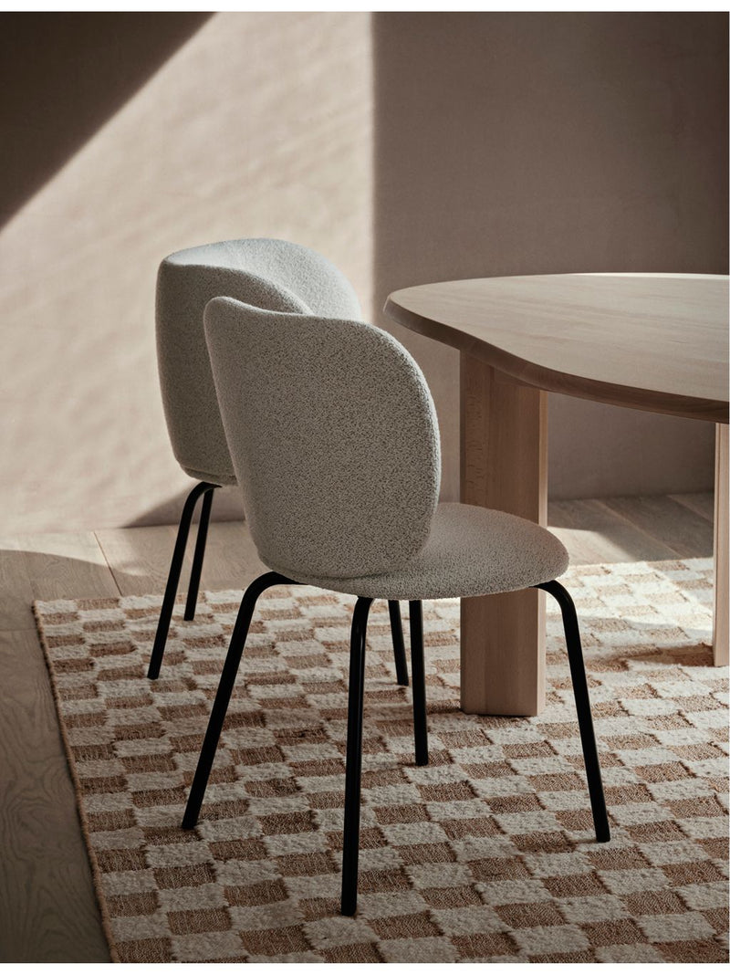 ferm LIVING check-pattern rug 200cm x 300cm, imported from the UK